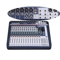 Système de sonorisation professionnel 48V CC personnalisé Mélangeurs audio numériques alimentés par 20 canaux