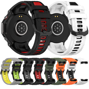Correa de silicona de dos colores Tschick para <span class=keywords><strong>Amazfit</strong></span> 3, correa de muñeca de repuesto Original <span class=keywords><strong>T</strong></span> Rex3, accesorios de correa de pulsera - Product Image 2