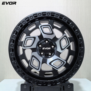 ล้ออัลลอยด์ EVOR แบบฟอร์จ 6 รู สำหรับรถยนต์ออฟโรด SUV รถบรรทุก สำหรับ Ford Mustang Volkswagen Touareg Prado ขนาด <span class=keywords><strong>18</strong></span> 19 20 21 22 23 24 นิ้ว - Product Image 3