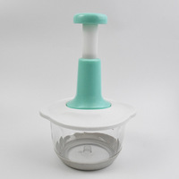 Presse à main pour Fruits et légumes, coupe-ail, oignon, poivre, Mini robot culinaire, coupe-aliments manuel