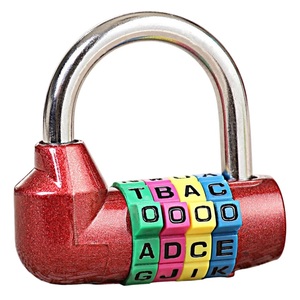 Lucchetto a combinazione in metallo anti-scasso con <span class=keywords><strong>codice</strong></span> a quattro cifre 60x61x27mm, lucchetto di sicurezza per palestra, armadietto, dormitorio, <span class=keywords><strong>escape</strong></span> <span class=keywords><strong>room</strong></span> - Product Image 5