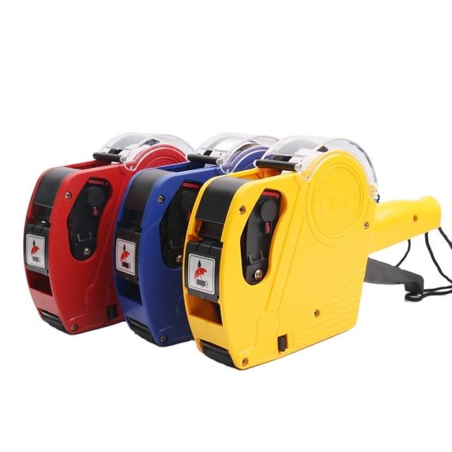 Wholesale Supermarket Electric Plastic Price Label Gun Single Row 8 Digital Code Hand Held 3-Year Warranty Lightweight 1kg