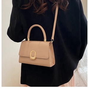 New Style Fashion Simple Trend <strong>Solid</strong> Color Shoulder Messenger <strong>Bag</strong> Elegant Handbag Small Square <strong>Bag</strong> for Women - Product Image 4