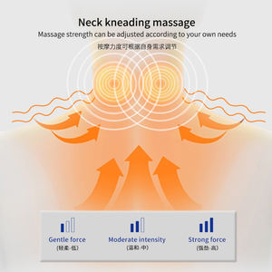 Masajeador corporal Silla de masaje <span class=keywords><strong>Shiatsu</strong></span> plegable con respaldo ajustable y calefacción trasera Masaje eléctrico personalizado OEM completo - Product Image 5