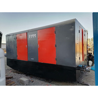 Compresseur d'air diesel à vis d'occasion, 25 bars, 30 m/min, haute pression, refroidissement par air, stationnaire
