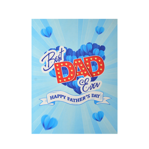 Modern 3D Pop Happy Father's Day Greeting <b>Card</b> Personalized Gift for Dad Handmade Paper Craft The3dcards Digital Printing - Product Image 3
