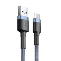 Kabel Data Micro USB C 3A 20W Murah Terlaris dengan Kawat Anyaman Nylon Berdensitas Tinggi