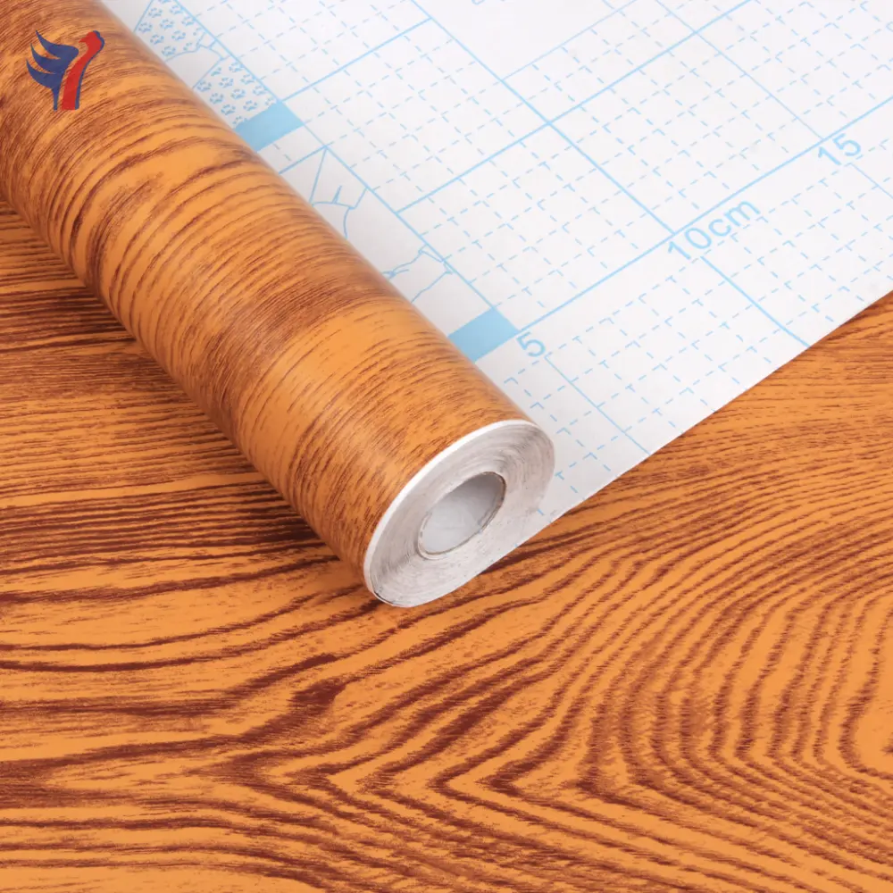 Papel tapiz de vinilo con aspecto de madera para renovación de muebles, autoadhesivo, contacto