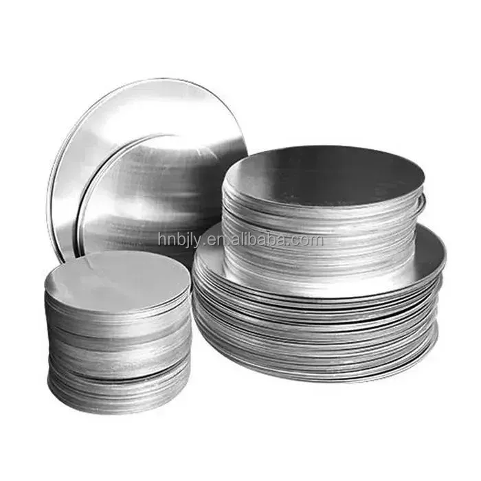 Yeni fiyat toptan tencere yuvarlak alüminyum levha plaka metal alüminyum disk daire malzeme fırın tencere sanayi için