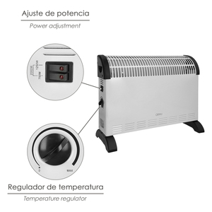 Termoconvettore da Pavimento con Potenza di 750 / 1250 / 2000 Watt. - Product Image 3