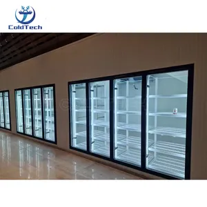 EUA Standard Walk-in Cooler Glass Door Frame e Prateleira Feito nos EUA e em estoque