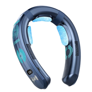 Acondicionador de Aire para Cuello Frío y Calor 6000mAh Calefactor <span class=keywords><strong>El</strong></span>éctrico Portátil de Colgar Refrigerador Semiconductor Ventilador de Enfriamiento para Cuello - Product Image 3
