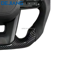 Volant en cuir en fibre de carbone de forme D de haute qualité fourni par l'usine DEJIANG pour Corolla Land Cruiser GR Prado