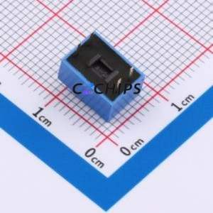 DS-2-B-T DIP Switch Through hole Component (THT),P=2.54mm Switch Flat Toggle, Raised Type Single Pole Single Throw 2 2.54mm - Product Image 2