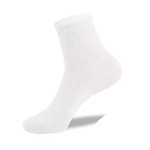 Wholesale Men's Anti-Bacterial Crew <b>Socks</b> – Black <b>Grey</b> Plain Business Design, Anti-Smell Cotton Formal Dress <b>Socks</b> - Product Image 6