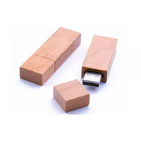 Pendrive USB 2.0/3.0 de Alta Velocidad, Almacenamiento Universal Clásico de 64 GB, Rendimiento Estable, Madera Natural Ecológica, Garantía de 1 Año