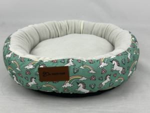 34cm yeni tasarım sıcak satıcı yüksek kalite köpek lüks mobilya yuva prens yuvarlak Faux kürk kabarık yumuşak çıkarılabilir yıkanabilir Pet yatak - Product Image 6