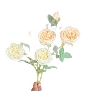 Roses artificielles Junheyuan à branche unique pour décoration de mariage, arrangement floral, décoration intérieure - Product Image 5