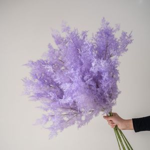 Flores Artificiales de Seda con Efecto de Humo, Rama Individual, Decoración para Bodas, Exteriores y Hogar - Product Image 1