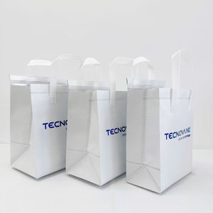 Sac isotherme personnalisé imperméable en non-tissé avec logo, en aluminium, pour le transport d'aliments, de boissons, de desserts et de vaccins - Product Image 1