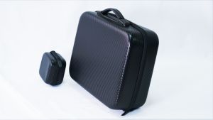 Estuche de Almacenamiento Portátil de EVA Rígido con Interior de Espuma, Cierre de Cremallera a Prueba de Golpes, Bolsa Protectora Negra para Equipos Electrónicos - Product Image 6