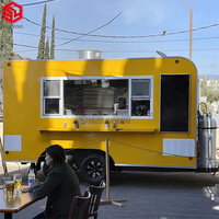 Chariot de crème glacée au Design Unique, remorque de traiteur, Taco, remorque de Bar Mobile, supermarché, 18 pièces