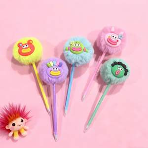 Bolígrafo de Peluche con Diseño de Boca de <span class=keywords><strong>Salchicha</strong></span> Divertida y Ojos de Monstruo, Escritura Suave, Regalo para Estudiantes, Hecho en China - Product Image 1