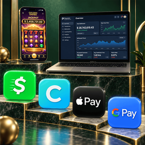 Système de passerelle de paiement avec intégration API Cash App, Chime, Apple Pay, Google Pay pour les paiements de jeux en ligne - Product Image 1
