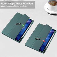 Coque intelligente à trois volets coque arrière transparente mince couverture dure antichoc pour Xiaomi Redmi Pad 2 11 pouces 2025 étui