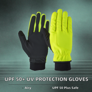 Gants de protection UV UPF 50+ pour l'hiver, à doigts entiers, pour lampe à ongles en gel et manucures, respirants, en nylon, unisexes - Product Image 2