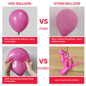 Fábrica de Globos de Hebei, Venta al por Mayor de Globos Retro Multicolores de 5/10/12/18 Pulgadas, Color Mate, Decoración para Fiestas, Globos de Látex - Product Image 3