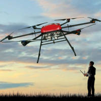 Drone de lutte contre l'incendie de forêt en alliage d'aluminium en fibre de carbone avec une longue durée de vie