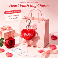 Gantungan Kunci Boneka Hati Merah Boneka Hati Isi Dakron Gantungan Tas Hati Hadiah Hari Valentine Gantungan Kunci Hati Mini