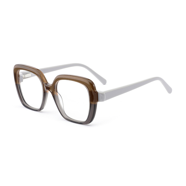 Hot Selling Square Acetate Eyeglass Frames High Quality Square Frame Acetate Optical Glasses for Men Women Acetate Women Glasses