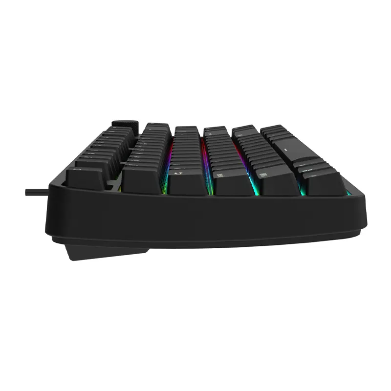 Clavier Gamer Mechanical Kibord Gaming Arabic Teclado programable RGB Teclado mecánico inalámbrico 84 teclas