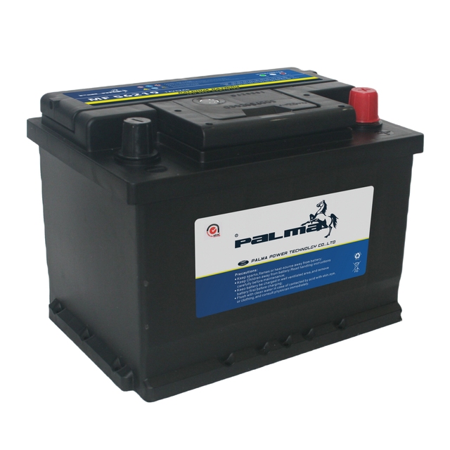 Din62 Auto Batteries Wholesale Palma 12V62Ah Dry Charge Car Battery New 12 Months Warranty CE Certified China Factory
