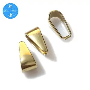 Gold Plated Stainless Steel Pendant Hook For Necklace and Bracelet of DIY Jewelry Making Finding