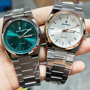 Poedagar 930 Nam Mới Sang Trọng Đồng Hồ Không Thấm Nước Sáng Ngày Tuần Đồng Hồ Thép Không Gỉ Reloj Kinh Doanh Giản Dị Người Đàn Ông Của Thạch Anh Đồng Hồ - Product Image 4