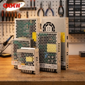 CNMW LRS-<span class=keywords><strong>400</strong></span>-12 ไดร์เวอร์ LED อุตสาหกรรม AC-DC 90-264VAC อินพุตแบบสวิตชิ่งเดี่ยว ประสิทธิภาพ 86% พร้อมระบบป้องกันแรงดันเกิน/อุณหภูมิเกิน/กระแสเกิน/กระแสเกินกระแสไฟฟ้าเกิน - Product Image 1