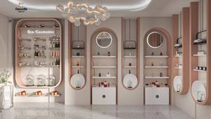 Custom Luxury Perfume Shop Display Cabinets with Wood/Metal/Glass Eco-Friendly Durable Design | One-Stop Retail Store Solutions - Product Image 4