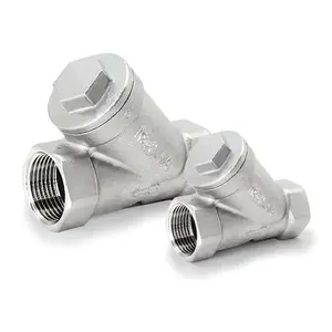 Stainless Steel 304 Casting Industrial Y-Type Female Threaded Water Filter/Strainer