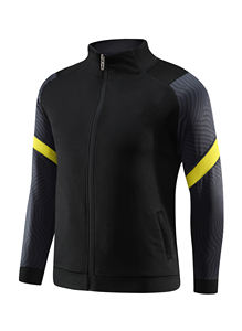 耐Snag高品质YKK拉链足球训练运动服全拉链长袖夹克和配套裤子 - Product Image 3