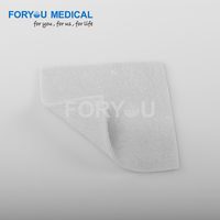 Pansement pour plaies en fibres gélifiées d'argent antibactériennes
