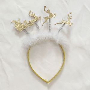 Serre-tête créatif flocon de neige blanc fabriqué en usine, accessoires de décoration pour fête de Noël, coiffe de performance pour les fêtes - Product Image 4