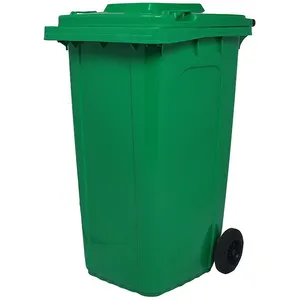 中国供应商定制120L垃圾桶塑料垃圾桶户外街道公共垃圾桶带盖