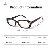 Gafas Ópticas de Acetato de Lujo para Hombre, Diseño de Marca Original, Estilo 2025