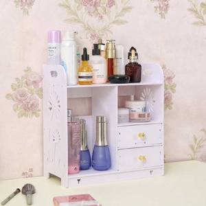 Organizador de Cosméticos con Cajones, Cómoda de Noche, Organizador de Productos para el Cuidado de la Piel, Estante de Almacenamiento para Escritorio de Oficina - Product Image 2