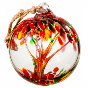 Sfera di Vetro Soffiato a Mano, Ornamento a Sfera in Vetro, Sfera Decorativa da Giardino, Decorazione per Interni ed Esterni - Product Image 4