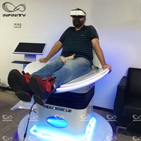 Simulador de vuelo de realidad Virtual, simulador de vuelo de realidad Virtual VR 9D, simulador de vuelo de movimiento completo