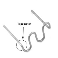 1200 pièces 0.8mm-0.6mm agrafes prédécoupées en plastique agrafeuse pour agrafeuse chaude broche et pince pour machine à souder en plastique pistolet à souder